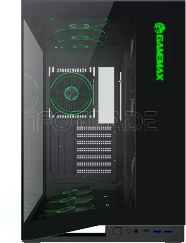 Photo de Boitier Moyen Tour ATX Gamemax N70 RGB avec panneaux vitrés (Noir)