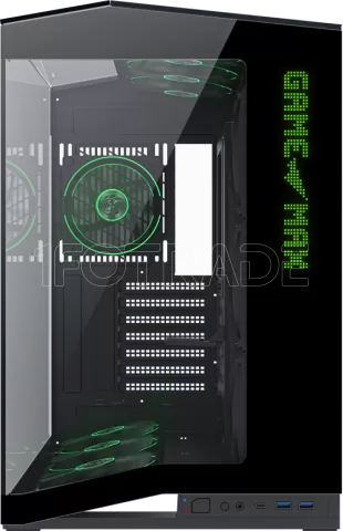 Photo de Boitier Moyen Tour ATX Gamemax N71 LED RGB avec panneaux vitrés (Noir)