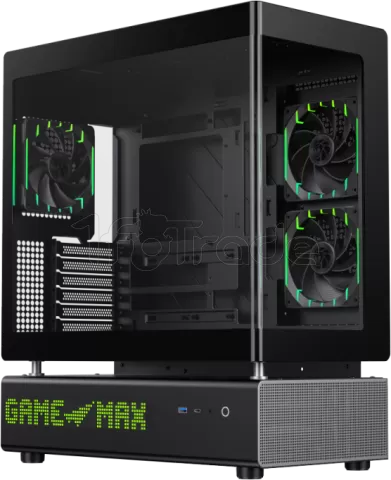 Photo de Boitier Moyen Tour ATX Gamemax N90 ARGB avec panneaux vitrés (Noir)