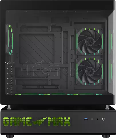 Photo de Boitier Moyen Tour ATX Gamemax N90 RGB avec panneaux vitrés (Noir)