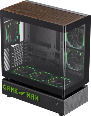 Photo de Boitier Moyen Tour ATX Gamemax N90 RGB avec panneaux vitrés (Noir)