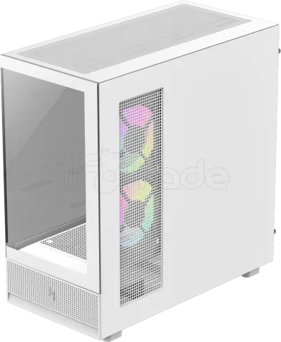 Photo de Boitier Moyen Tour ATX Gamemax Nex C51 RGB avec panneaux vitrés (Blanc)