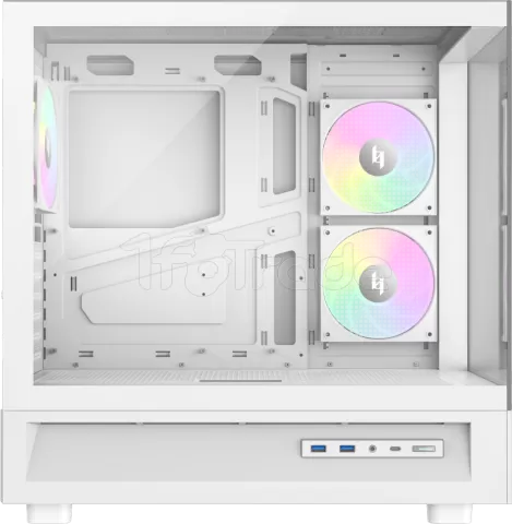 Photo de Boitier Moyen Tour ATX Gamemax Nex C51 RGB avec panneaux vitrés (Blanc)