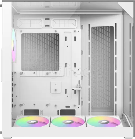 Photo de Boitier Moyen Tour ATX Gamemax Nex C56 VC RGB avec panneaux vitrés (Blanc)