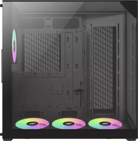 Photo de Boitier Moyen Tour ATX Gamemax Nex C56 VC RGB avec panneaux vitrés (Noir)