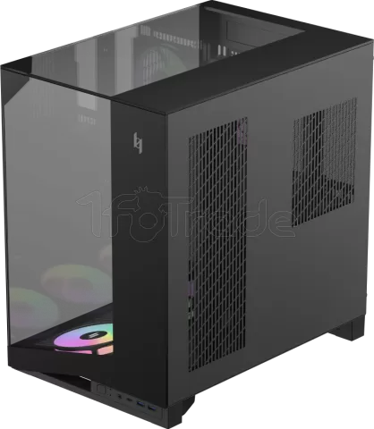 Photo de Boitier Moyen Tour ATX Gamemax Nex C56 VC RGB avec panneaux vitrés (Noir)