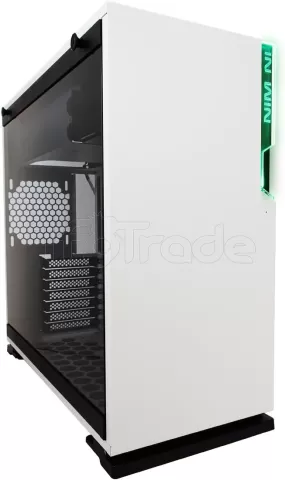 Photo de Boitier Moyen Tour ATX InWin 101C RGB avec panneau vitré (Blanc)