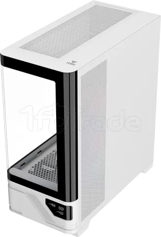 Photo de Boitier Moyen Tour ATX iTek Netron ARGB avec panneaux vitrés (Noir/Blanc)