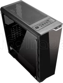 Photo de Boitier Moyen Tour ATX iTek Nooxes X10 Evo RGB avec panneau vitré (Noir)