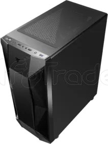 Photo de Boitier Moyen Tour ATX iTek Rock Evo RGB avec panneau vitré (Noir)