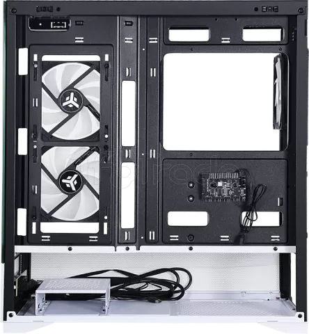 Photo de Boitier Moyen Tour ATX iTek Showbui 37 WB ARGB avec panneaux vitrés (Blanc)