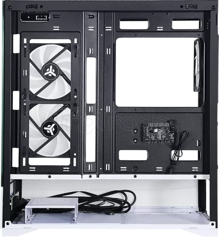 Photo de Boitier Moyen Tour ATX iTek Showbui 37 WB ARGB avec panneaux vitrés (Blanc)