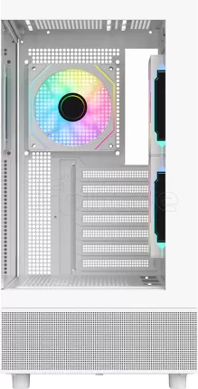 Photo de Boitier Moyen Tour ATX iTek Showbui 42 RGB avec panneaux vitrés (Blanc)