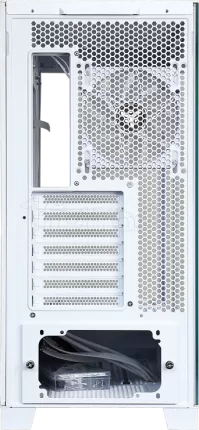 Photo de Boitier Moyen Tour ATX iTek Showbui 45 RGB avec panneaux vitrés (Blanc)