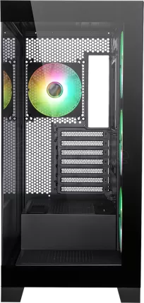 Photo de Boitier Moyen Tour ATX iTek Showbui 45 RGB avec panneaux vitrés (Noir)