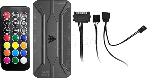 Photo de Boitier Moyen Tour ATX iTek Showbui Wave 82B ARGB avec panneaux vitrés (Noir)