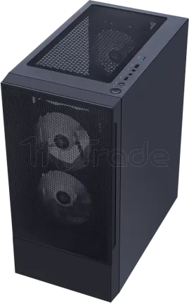 Photo de Boitier Moyen Tour ATX iTek Siisbe 3.0 RGB avec panneau vitré (Noir)