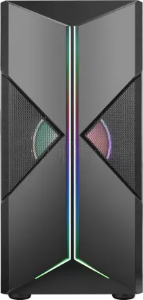 Photo de Boitier Moyen Tour ATX iTek Spacirc XO RGB avec panneau vitré (Noir)