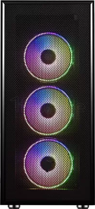 Photo de Boitier Moyen Tour ATX iTek Vertibra H210 RGB avec panneau vitré (Noir)