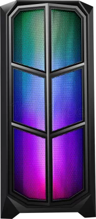 Photo de Boitier Moyen Tour ATX iTek Vertibra Y210 RGB avec panneau vitré (Noir)