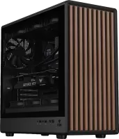 Photo de Boitier Moyen Tour ATX iTek Woody W2B ARGB avec panneau vitré (Noir)