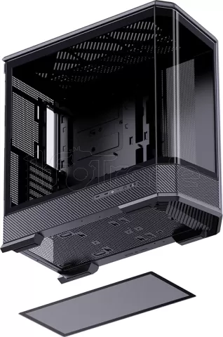 Photo de Boitier Moyen Tour ATX Jonsbo D400 avec panneaux vitrés (Noir)
