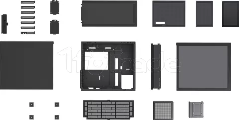 Photo de Boitier Moyen Tour ATX Jonsbo D41 Mesh Screen avec panneau vitré (Noir)