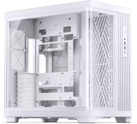 Photo de Boitier Moyen Tour ATX Jonsbo TK-4 RGB avec panneaux vitrés (Blanc)