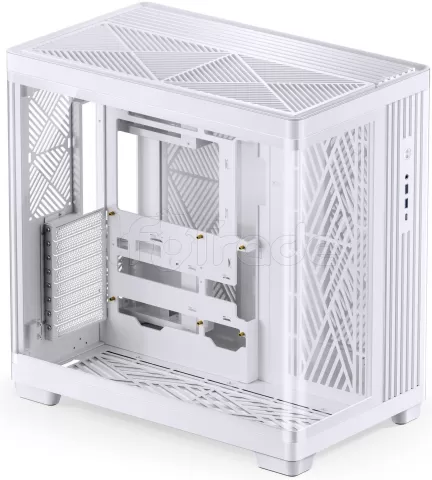 Photo de Boitier Moyen Tour ATX Jonsbo TK-4 RGB avec panneaux vitrés (Blanc)