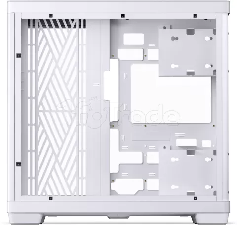 Photo de Boitier Moyen Tour ATX Jonsbo TK-4 RGB avec panneaux vitrés (Blanc)