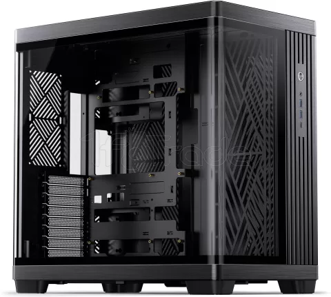 Photo de Boitier Moyen Tour ATX Jonsbo TK-4 RGB avec panneaux vitrés (Noir)