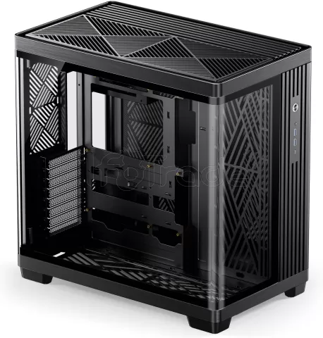 Photo de Boitier Moyen Tour ATX Jonsbo TK-4 RGB avec panneaux vitrés (Noir)