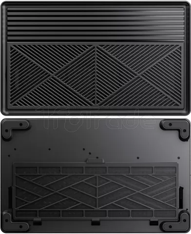 Photo de Boitier Moyen Tour ATX Jonsbo TK-4 RGB avec panneaux vitrés (Noir)