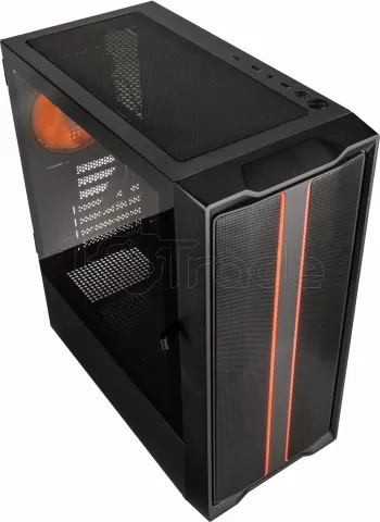 Photo de Boitier Moyen Tour ATX Kolink Inspire K12 RGB avec panneaux vitrés (Noir)