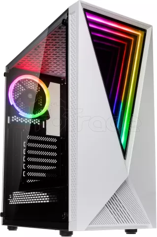 Photo de Boitier Moyen Tour ATX Kolink Void RGB avec panneaux vitrés (Blanc)