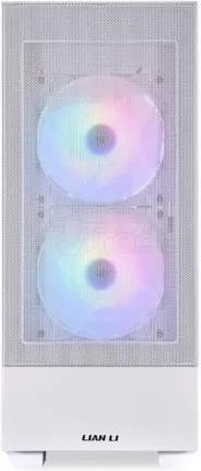 Photo de Boitier Moyen Tour ATX Lian-Li Lancool 205 Mesh C RGB avec panneau vitré (Blanc)