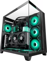 Photo de Boitier Moyen Tour ATX Mars Gaming MC-3C RGB avec panneaux vitrés (Noir)