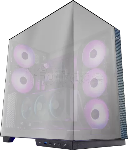 Photo de Boitier Moyen Tour ATX Mars Gaming MC-3GF Pro RGB avec panneaux vitrés (Noir)
