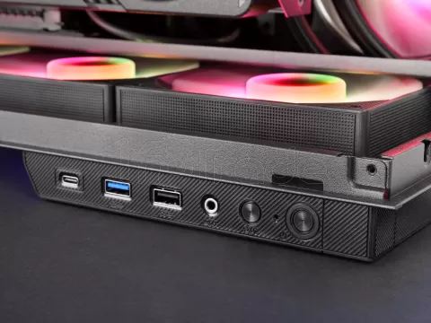 Photo de Boitier Moyen Tour ATX Mars Gaming MC-3GF Pro RGB avec panneaux vitrés (Noir)