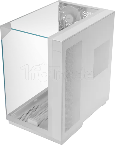 Photo de Boitier Moyen Tour ATX Mars Gaming MC-3GF RGB avec panneaux vitrés (Blanc)
