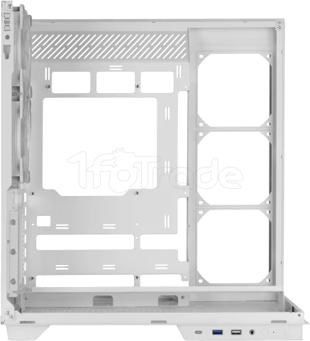 Photo de Boitier Moyen Tour ATX Mars Gaming MC-3GF RGB avec panneaux vitrés (Blanc)