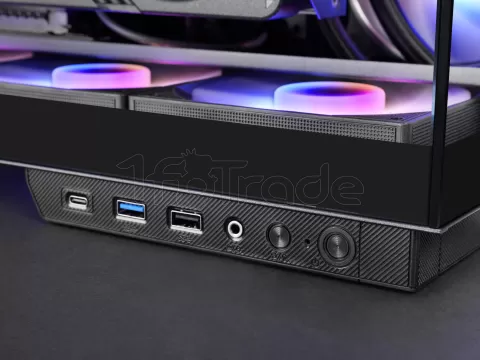 Photo de Boitier Moyen Tour ATX Mars Gaming MC-3GF RGB avec panneaux vitrés (Noir)