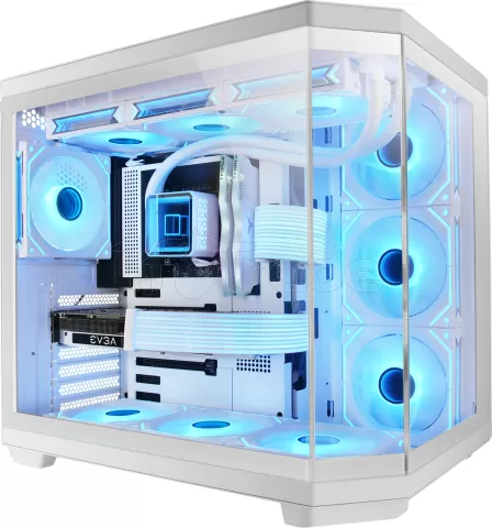 Photo de Boitier Moyen Tour ATX Mars Gaming MC-3T Core (Blanc)