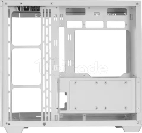 Photo de Boitier Moyen Tour ATX Mars Gaming MC-3T Core LCD avec panneaux vitrés (Blanc)