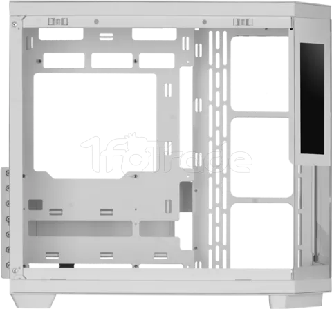 Photo de Boitier Moyen Tour ATX Mars Gaming MC-3T Core LCD avec panneaux vitrés (Blanc)