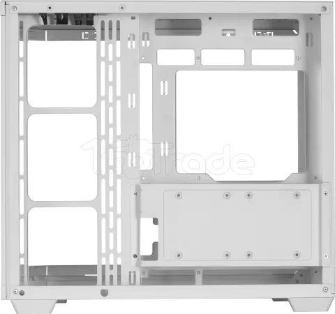 Photo de Boitier Moyen Tour ATX Mars Gaming MC-3T Core LCD avec panneaux vitrés (Blanc)