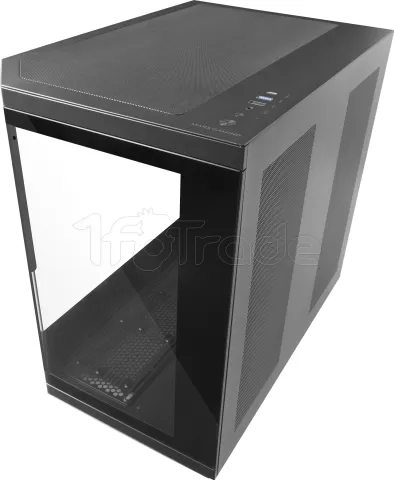 Photo de Boitier Moyen Tour ATX Mars Gaming MC-3T Core LCD avec panneaux vitrés (Noir)