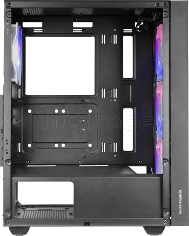 Photo de Boitier Moyen Tour ATX Mars Gaming MC-Air RGB avec panneau vitré (Noir)