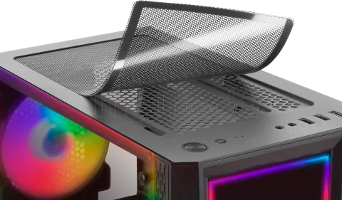 Boitier Moyen Tour ATX AeroCool Genesis v2 RGB avec panneau vitré (