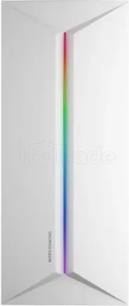 Photo de Boitier Moyen Tour ATX Mars Gaming MC-Blaze RGB avec panneaux vitrés (Blanc)